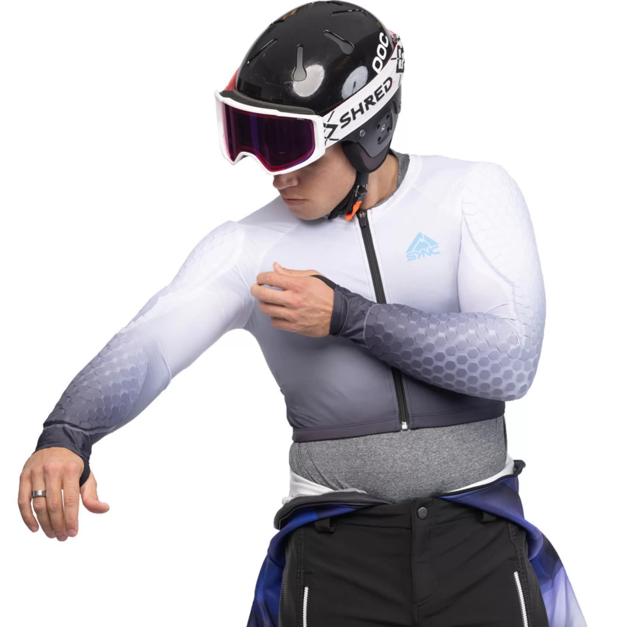 SYNC Performance Impact Padded Top | Ski Racing Stealth Top | | Protection