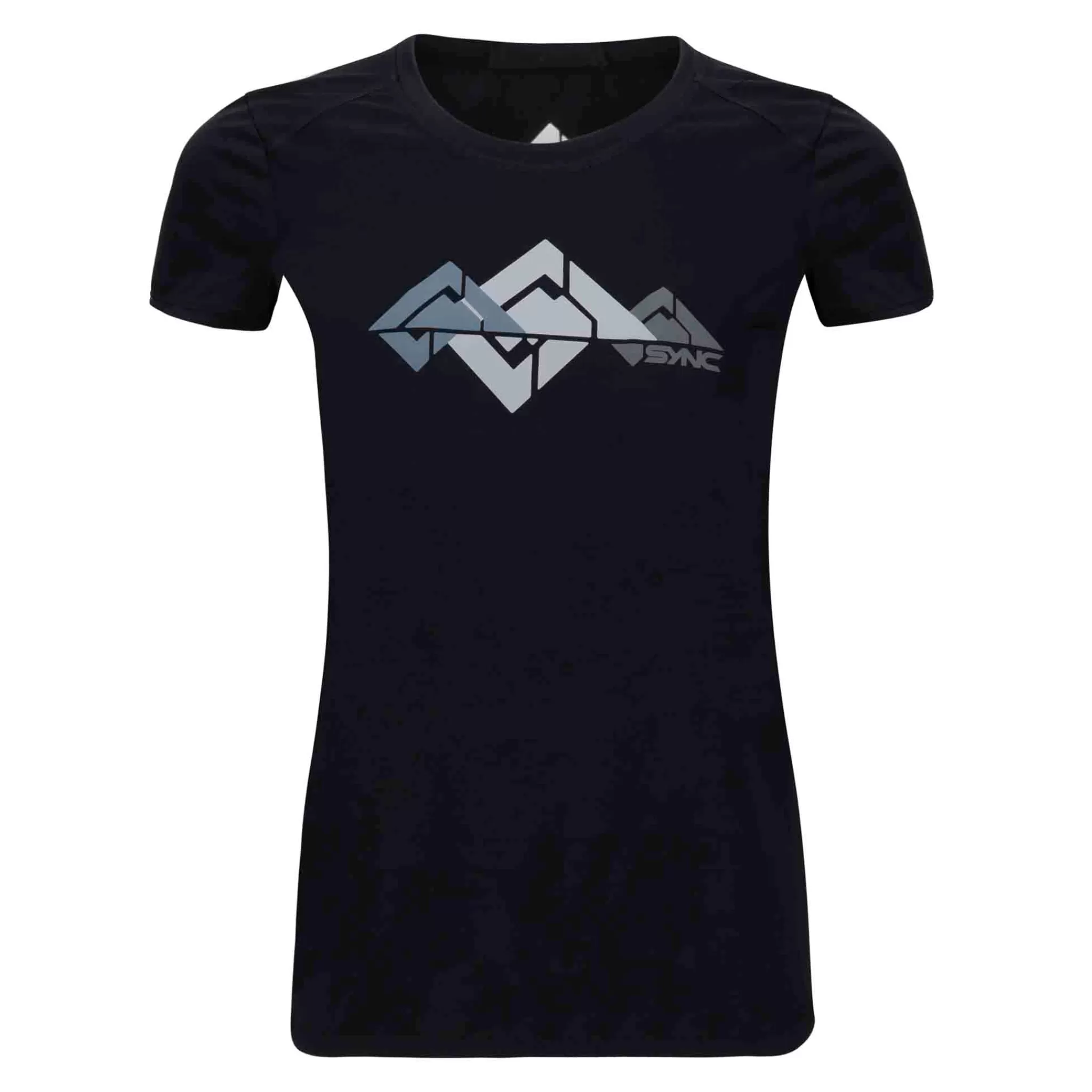 SYNC Performance Women'S Glacier Tee- Black | Cotton Tee Shirt | | T-Shirts